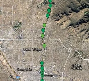 University of Arizona Bluetooth Solution - Oracle Rd. Travel Time Data Collection